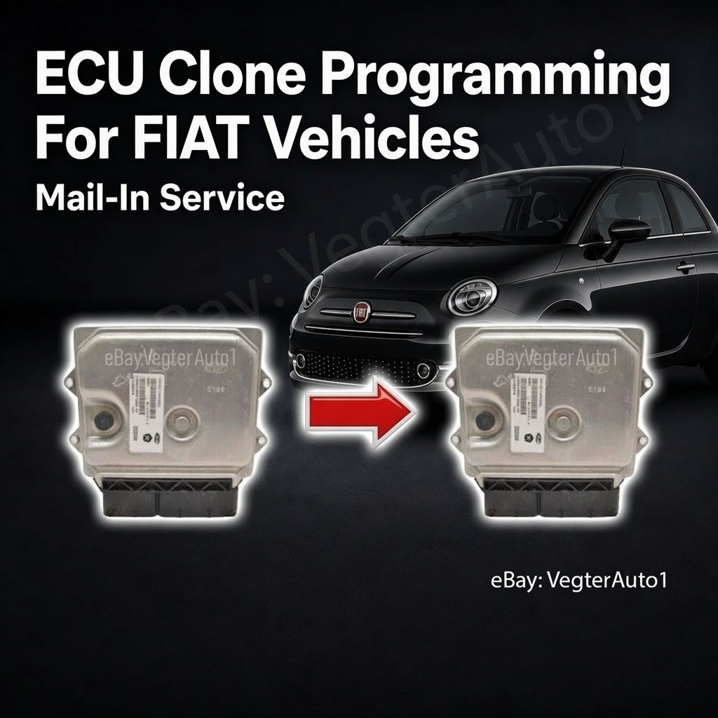ECM PCM Engine Computer CLONE SERVICE For 2012 - 2020 FIAT 500 & 124 Spyder