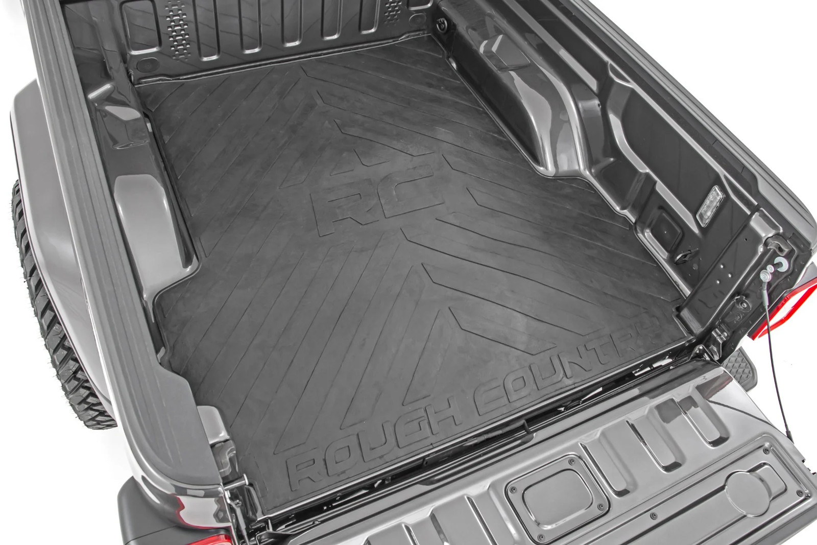 Rough Country Rubber Bed Mat for 2020-2026 Jeep Gladiator JT | 5' Bed - RCM687