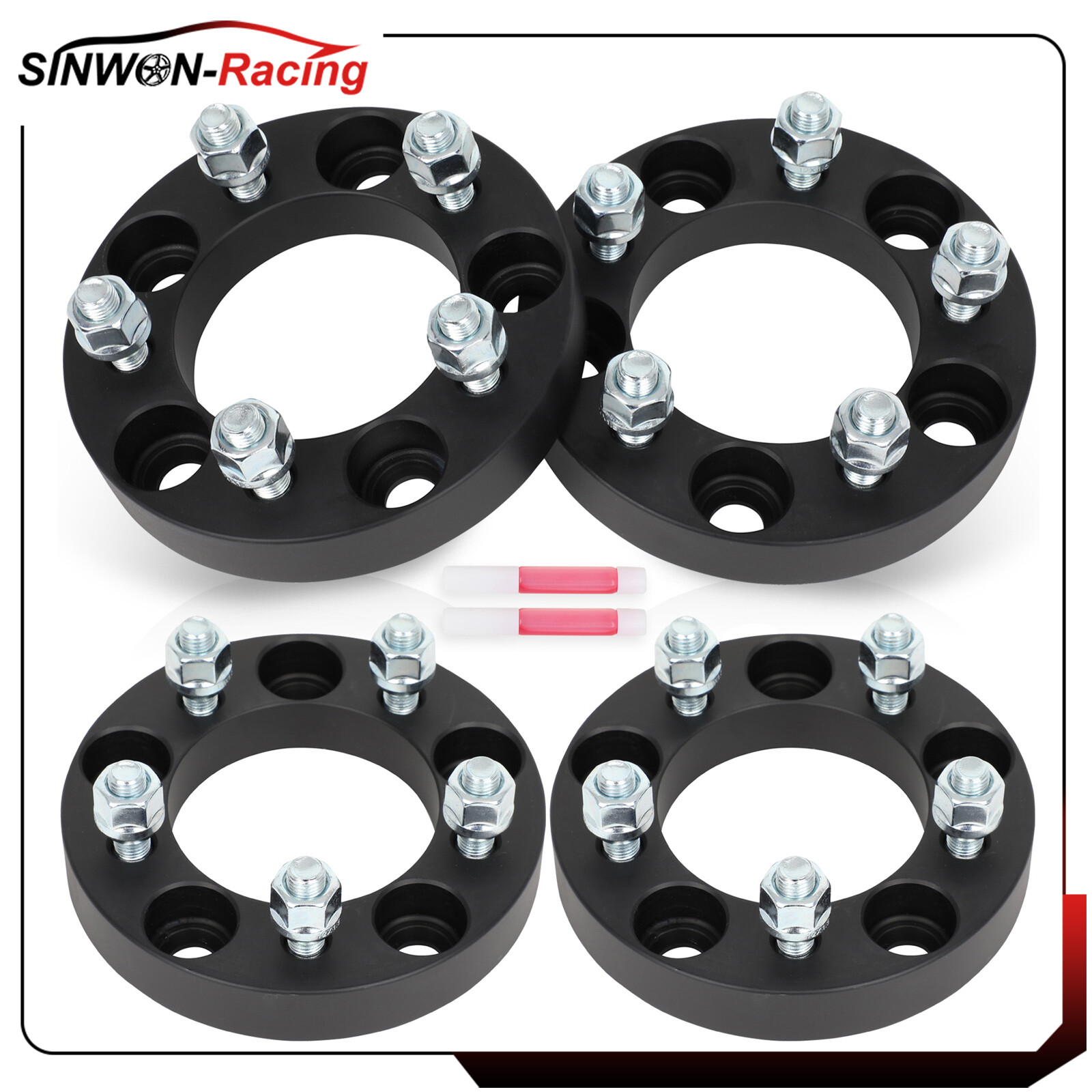 (4) For Chevy 5x4.75 to 5x4.5 Wheel Adapters 1