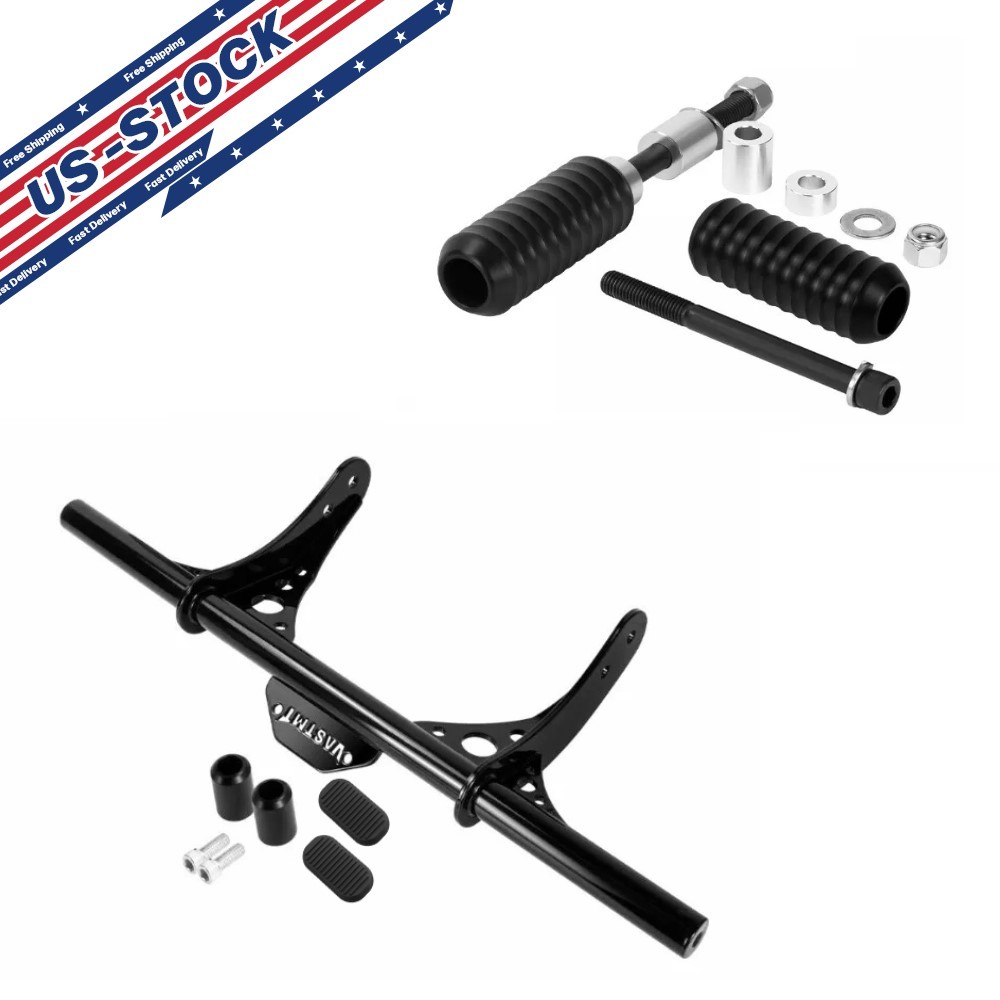 Double Safe 1 Set Front & Rear Crash Bar For Harley Street Bob FXDB/I 2006-2017