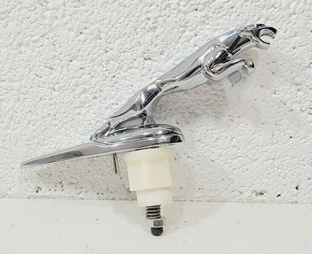 2000-2008 Jaguar X-Type S-Type Leaper Hood Ornament Chrome Emblem OEM