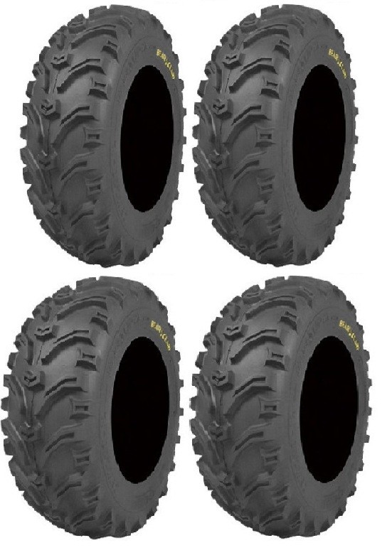 Full set of Kenda Bear Claw (6ply) 25x8-12 and 25x10-12 ATV Tires (4)
