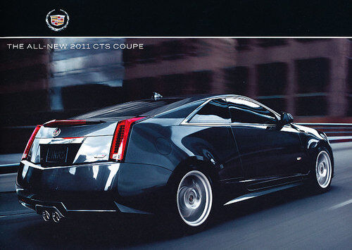 2011 Cadillac CTS-V CTS Coupe 14-page Big Size Original Sales Brochure Book
