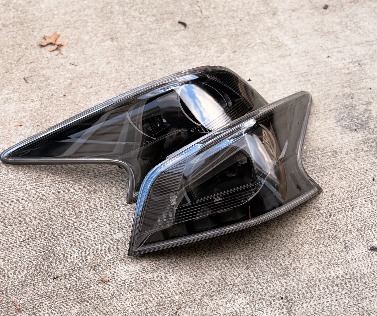 For 2013 2014 2015 Nissan Altima Black Tail Light Brake Lamp Left+Right Side