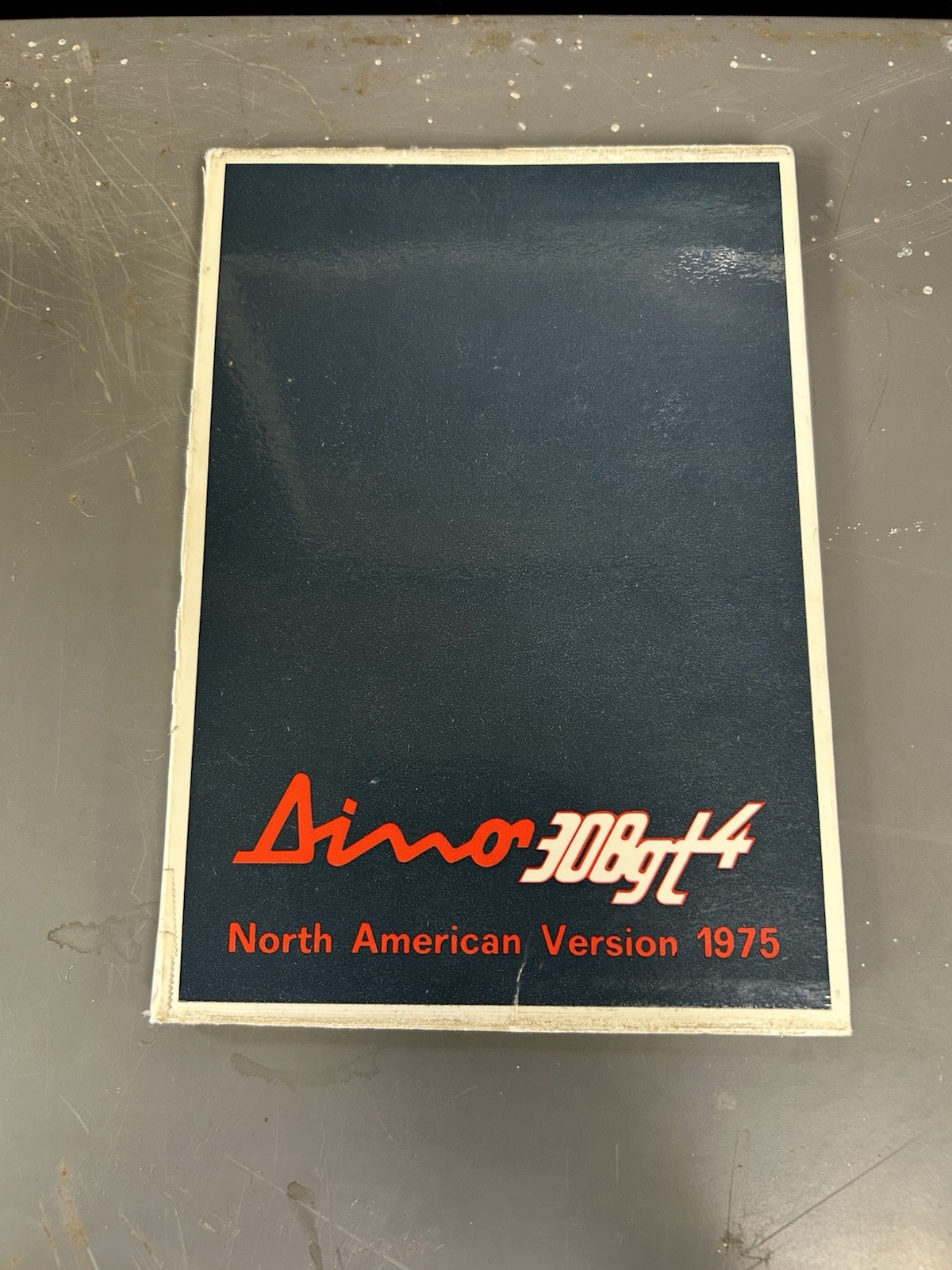 Rare Original FACTORY 1975 Ferrari Dino 308 GT4 Owners Manual