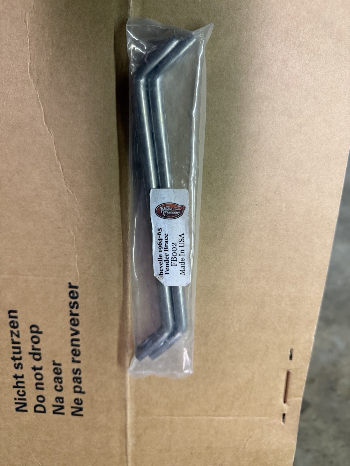 1964-65 Chevrolet Chevelle  Front Fender Support Rod Pair