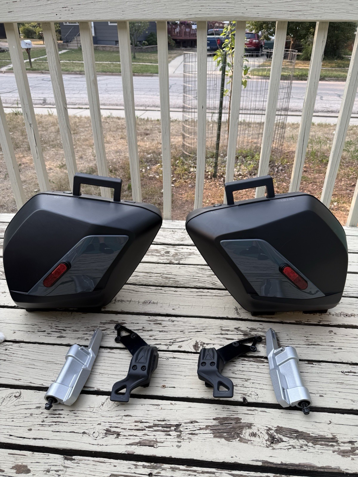OEM 2024 Yamaha Tracer GT+ Side Cases with Mounting Brackets