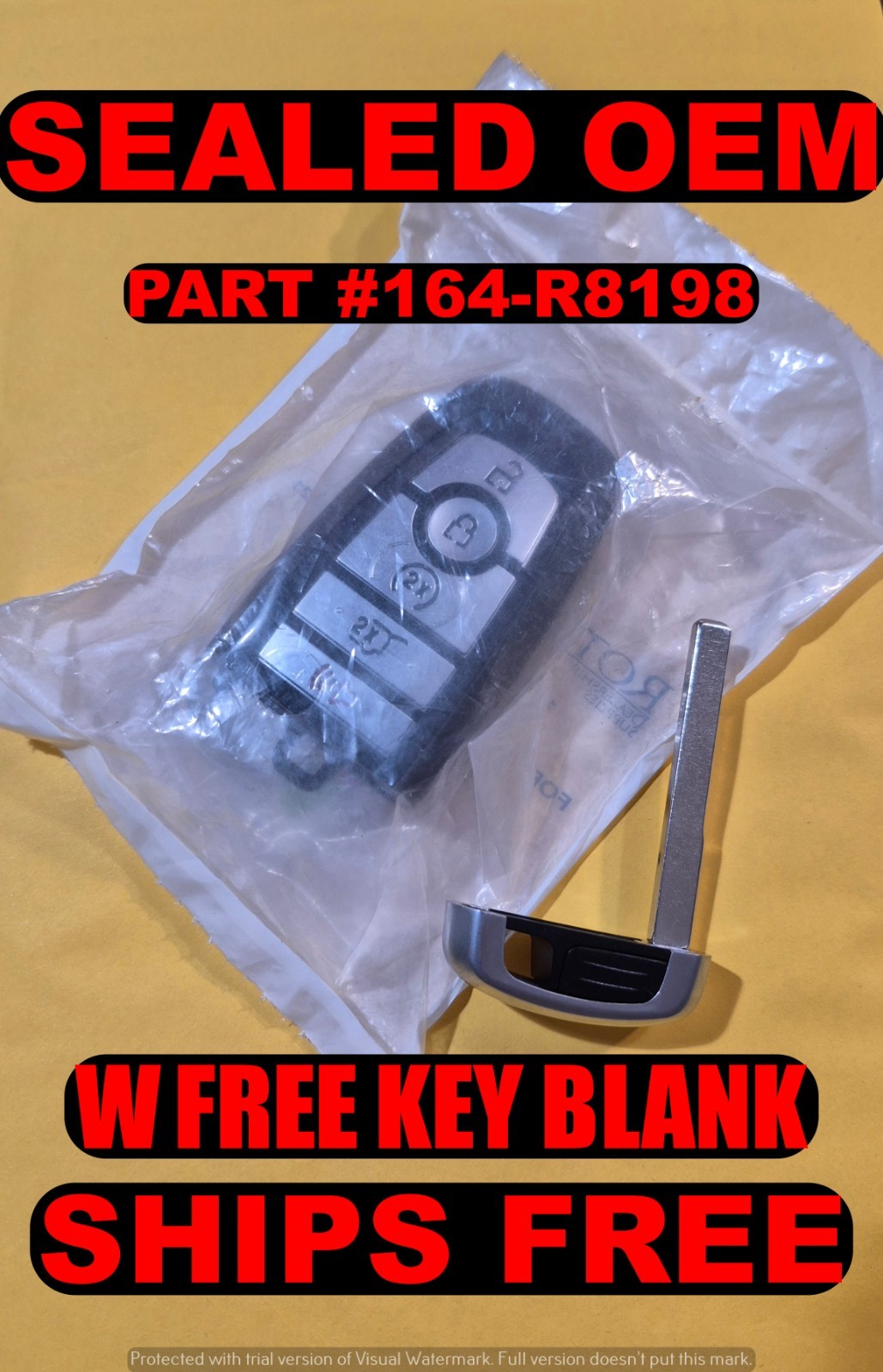 NEW 2018-23 FORD EXPLORER ESCAPE EDGE EXPEDITIONSMART KEY 164-R8198 JL1T-15K601