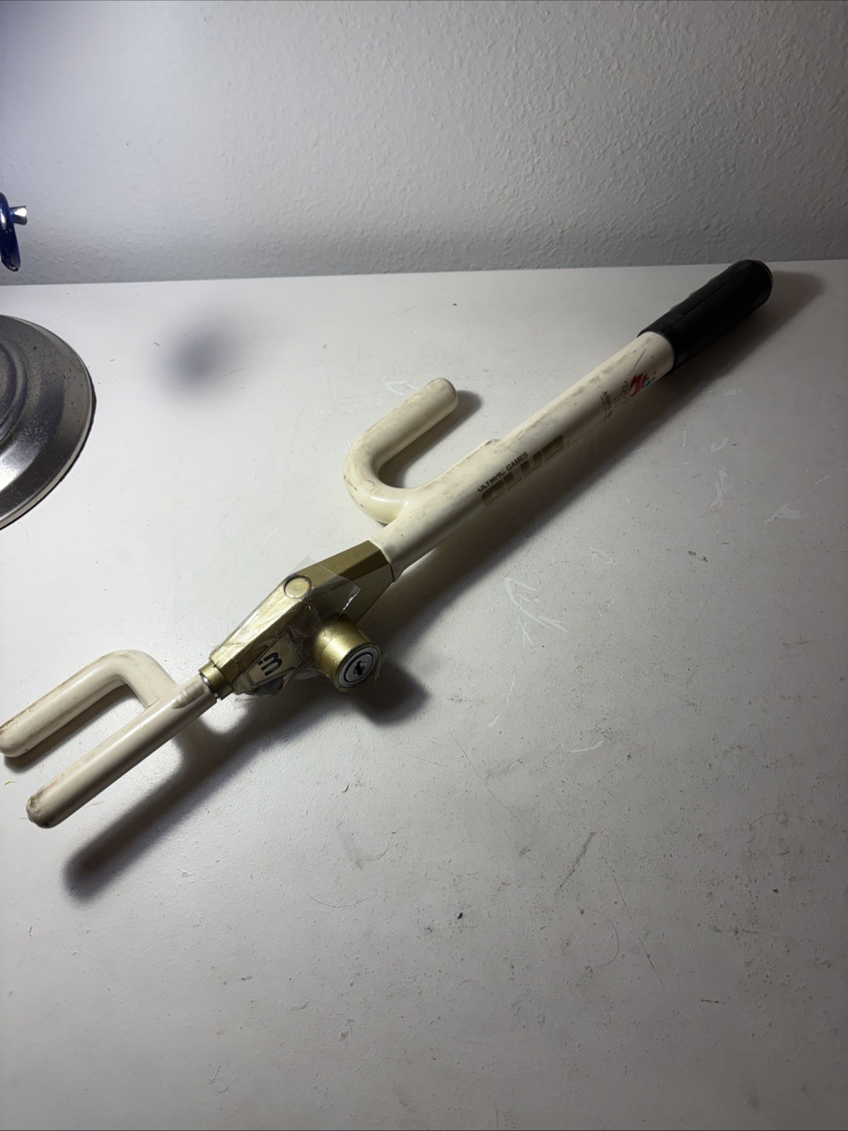 Vintage The Club 1996 Atlantic Olympic Games Steering Wheel Lock With Key Vintage The Club 1996 Atlantic Olympic Games Steering Wheel Lock With Key
