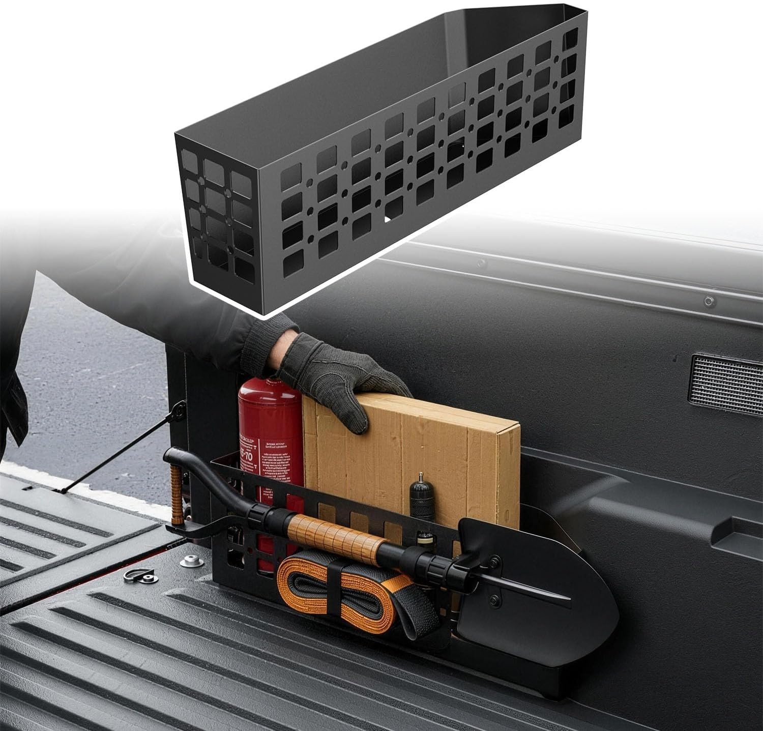 For 2024-2026 Toyota Tacoma Driver Side Truck Storage Box Cargo Manager Molle For 2024-2026 Toyota Tacoma Driver Side Truck Storage Box Cargo Manager Molle