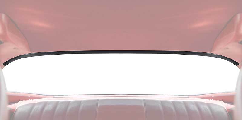 For 1970-73 Camaro, Firebird; Interior Upper Rear Headliner Trim Molding