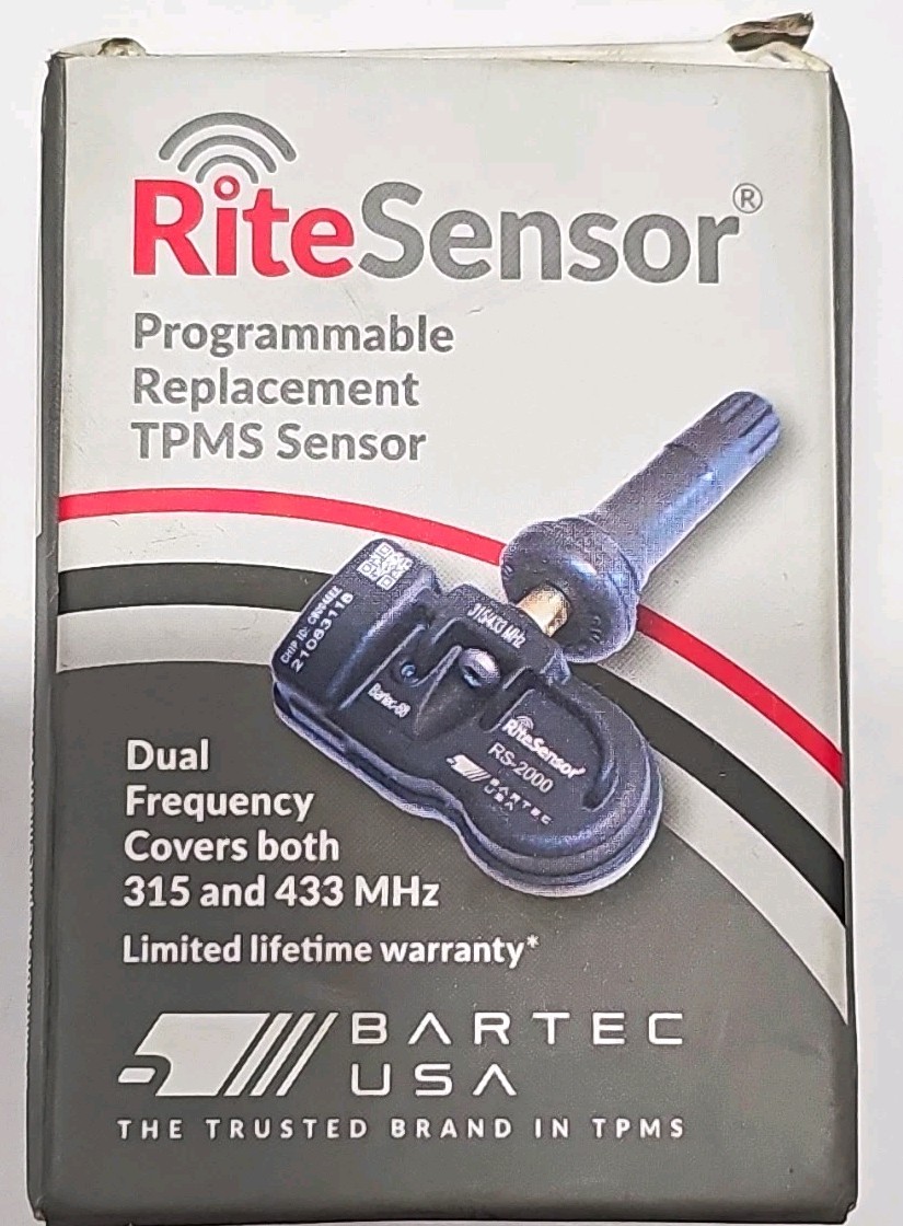 Ritesensor Tire Pressure Sensor Rs-2000 New In Box 315 and 433 MHz