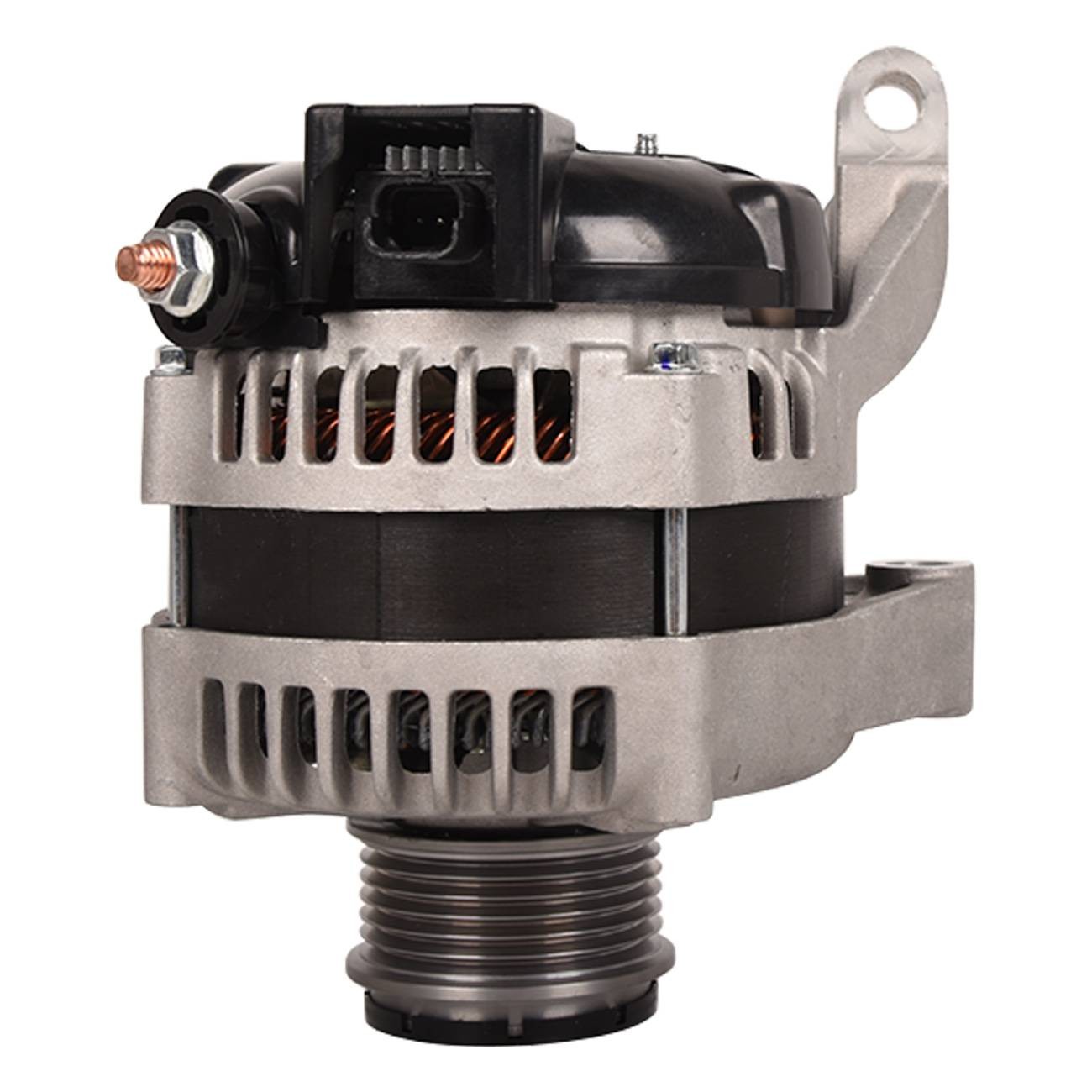 12V 160A Alternator Fits Jeep Liberty 2005-2006 CW 6 Groove Decoupler Pulley