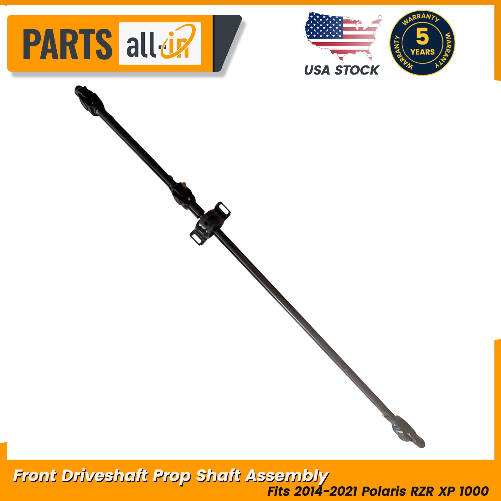 Front Driveshaft Prop Shaft Assembly 1333424 Fits 2014-2021 Polaris RZR XP 1000