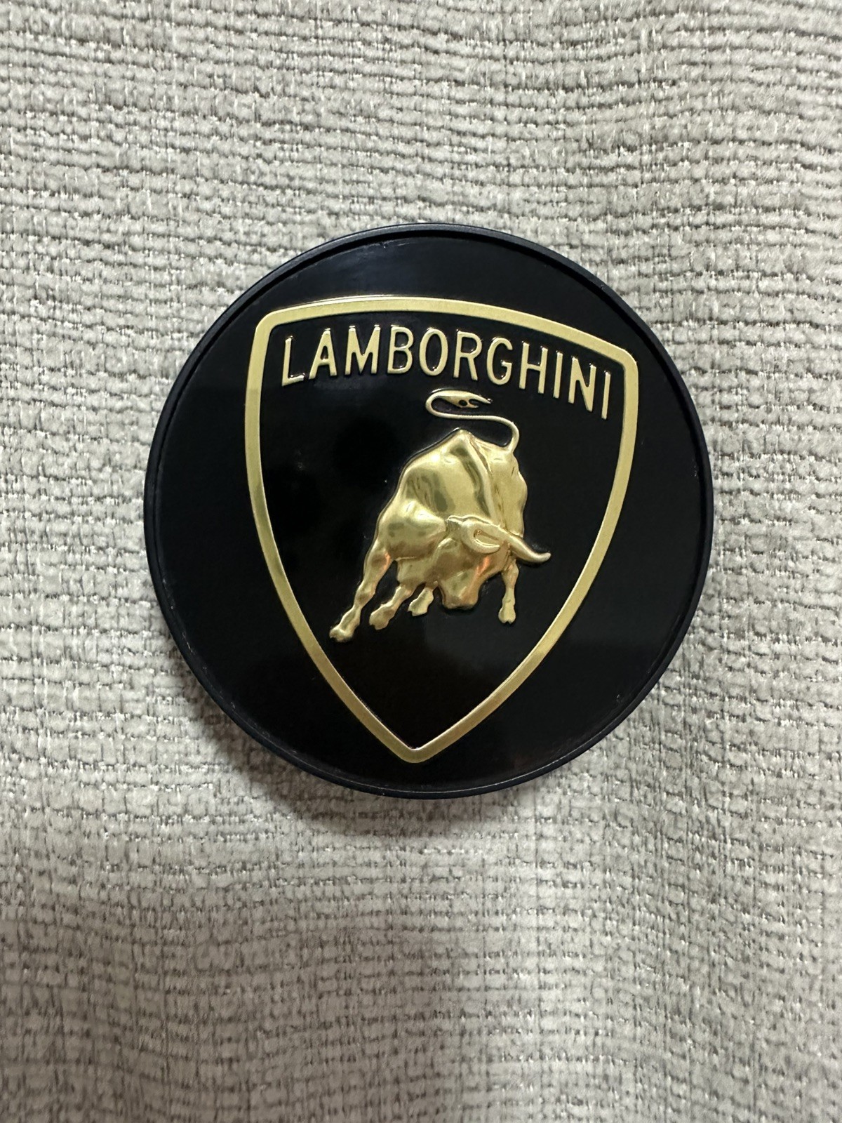 NEW Factory Lamborghini Wheel Center Cap Original Genuine OEM Gold Bull Centre