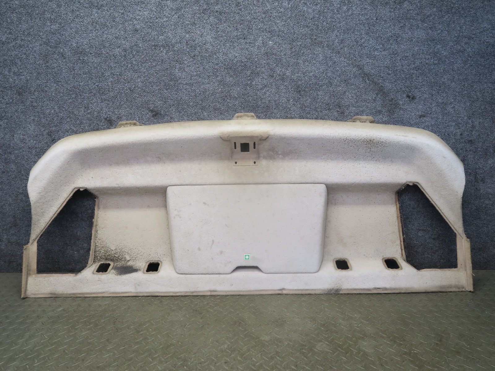 90-93 MERCEDES W124 300E SEDAN REAR DECK SHELF TRIM PANEL OEM