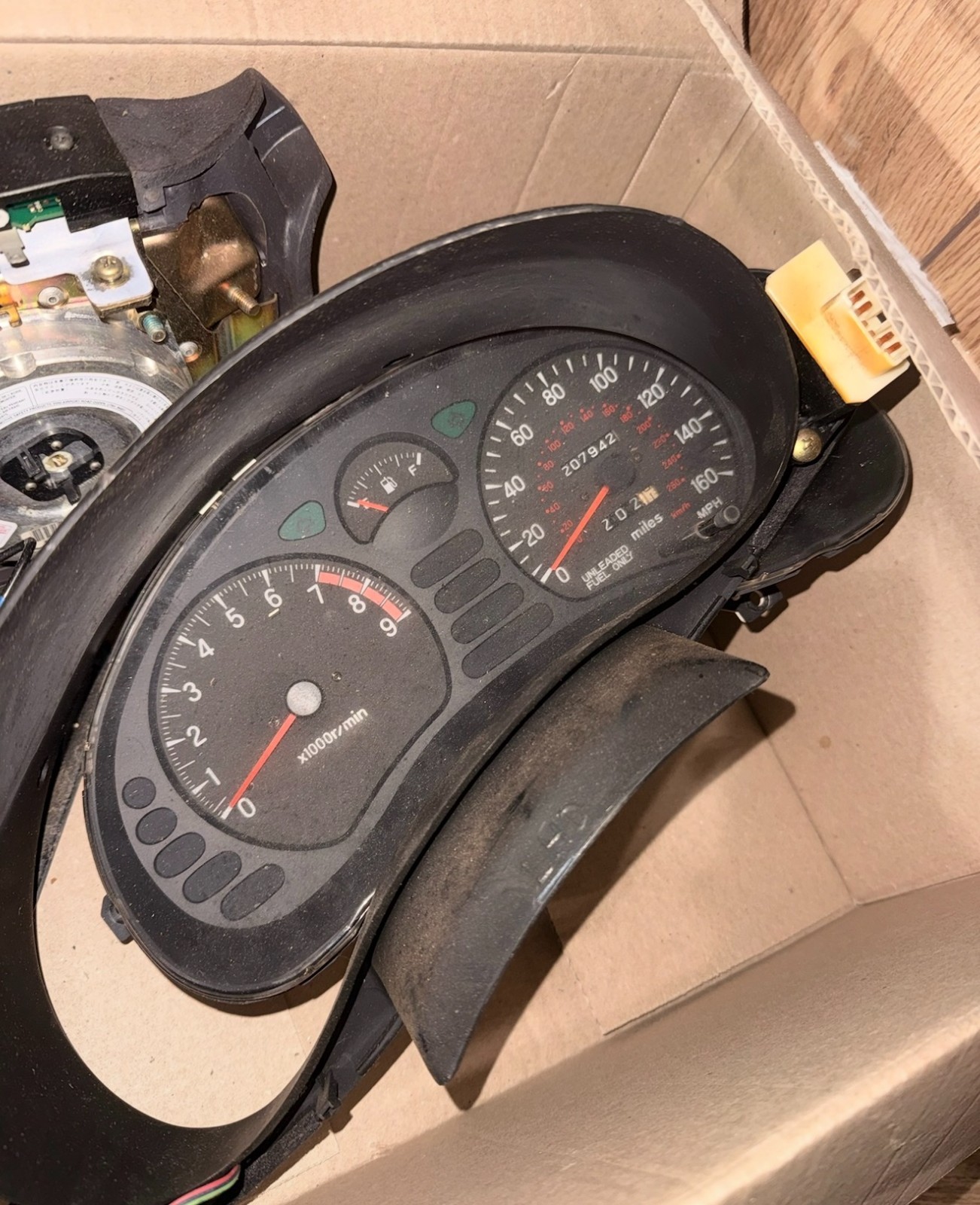 OEM 1994-1998 Mitsubishi 3000GT 3.0L Gauge Cluster Speedometer MANUAL OEM 1994-1998 Mitsubishi 3000GT 3.0L Gauge Cluster Speedometer MANUAL