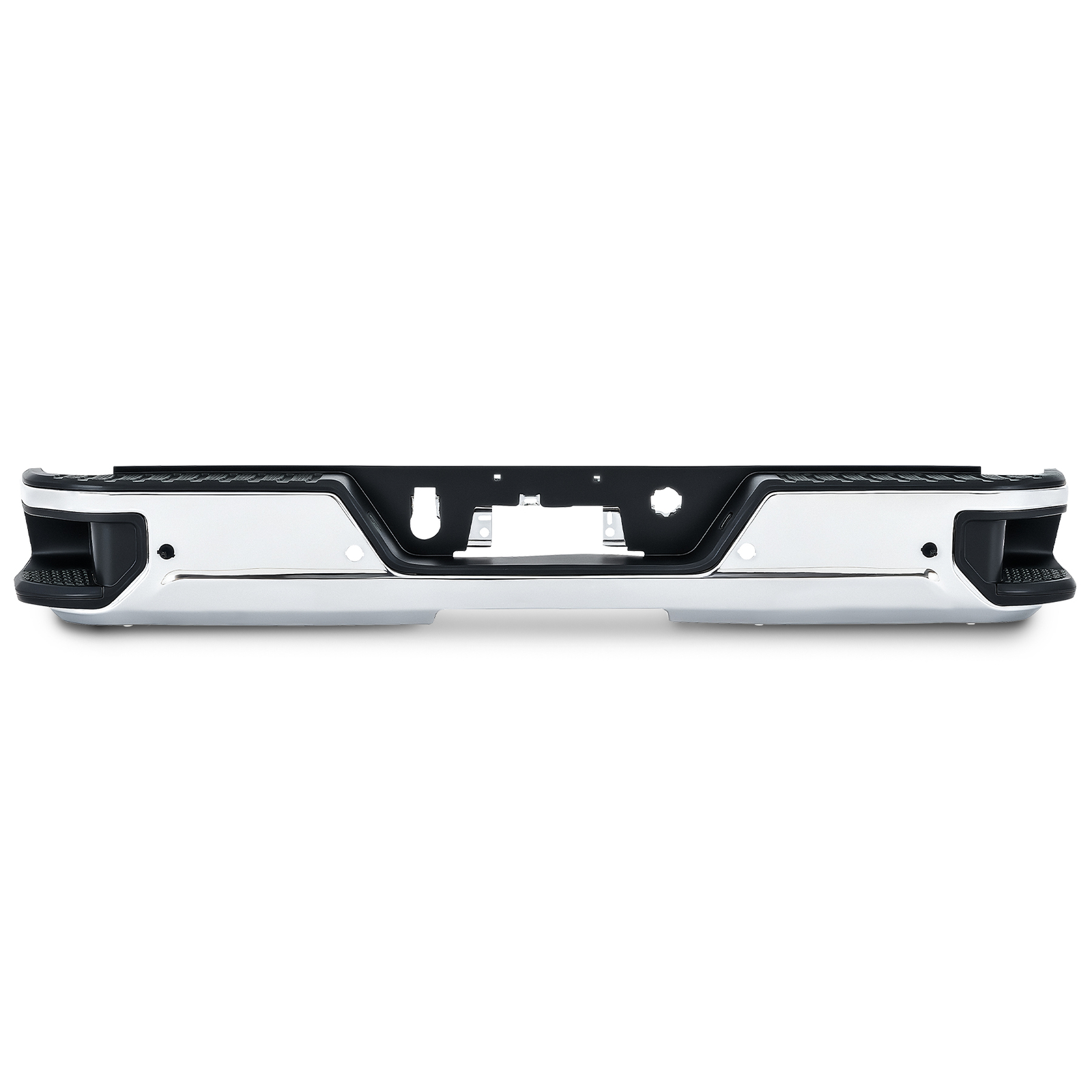 Chrome Rear Bumper Assembly For 2020-2026 Sierra Silverado 2500 W/ Sensor Hole Chrome Rear Bumper Assembly For 2020-2026 Sierra Silverado 2500 W/ Sensor Hole