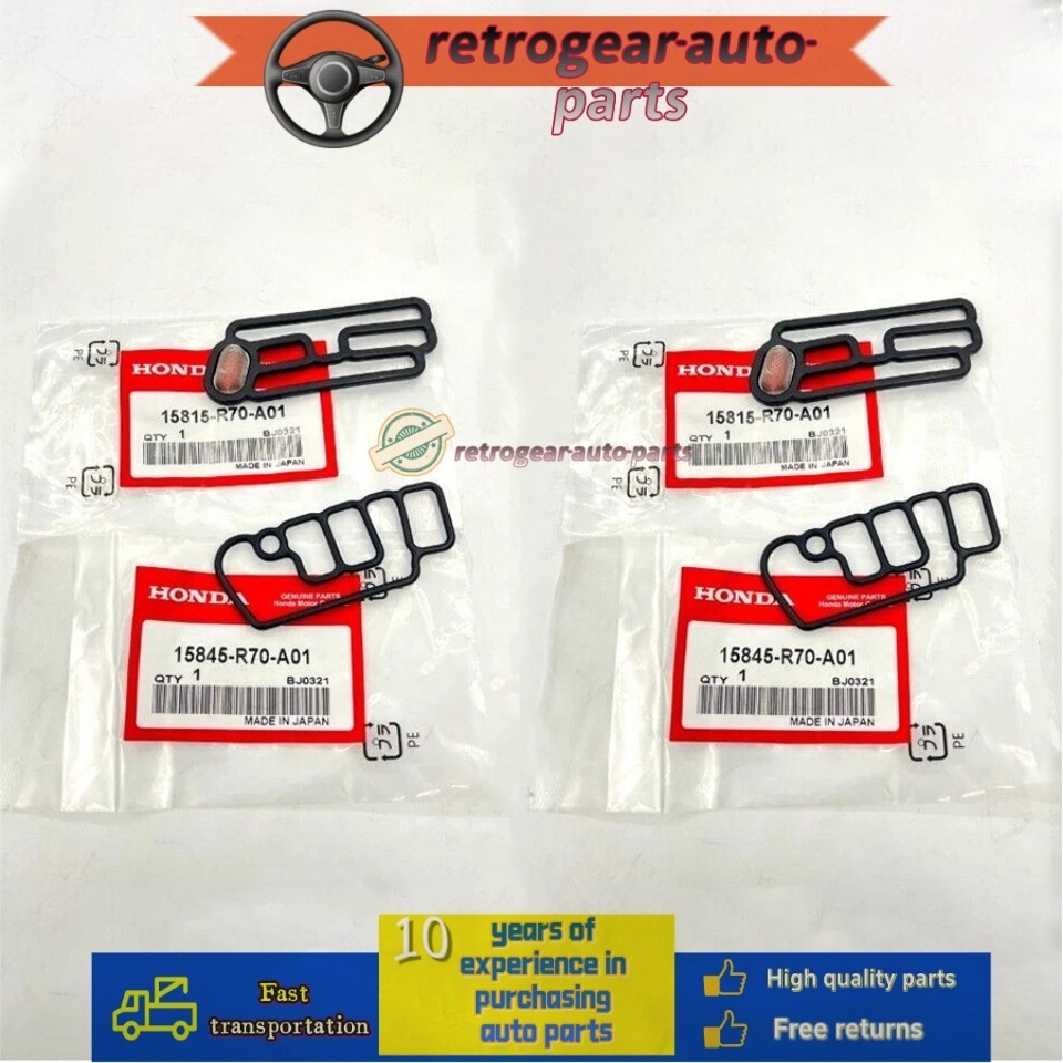 2 sets Cylinder Head Solenoid Gasket VTEC For Honda 15815R70A01 15845R70A01