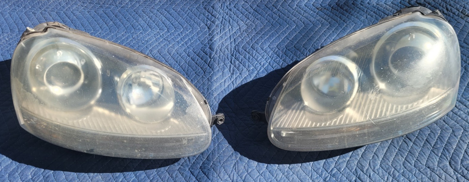 OEM VW Volkswagen GTI Mk5 Xenon HID Headlights - For repair OEM VW Volkswagen GTI Mk5 Xenon HID Headlights - For repair