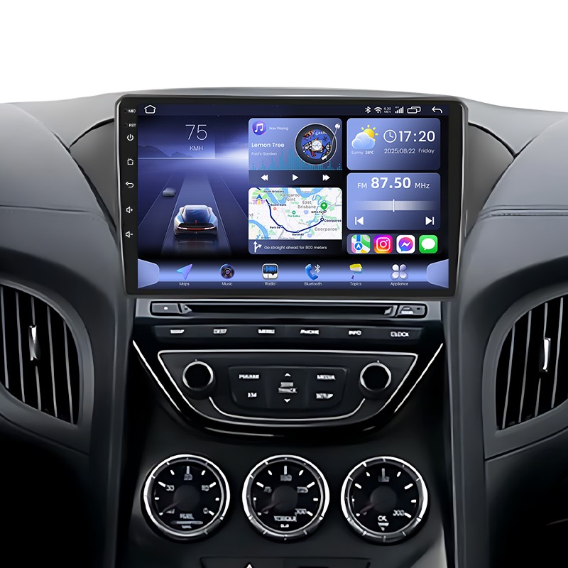 Apple CarPlay Car Radio 4+64G GPS For Hyundai Genesis Coupe 2013-2016 Android 15