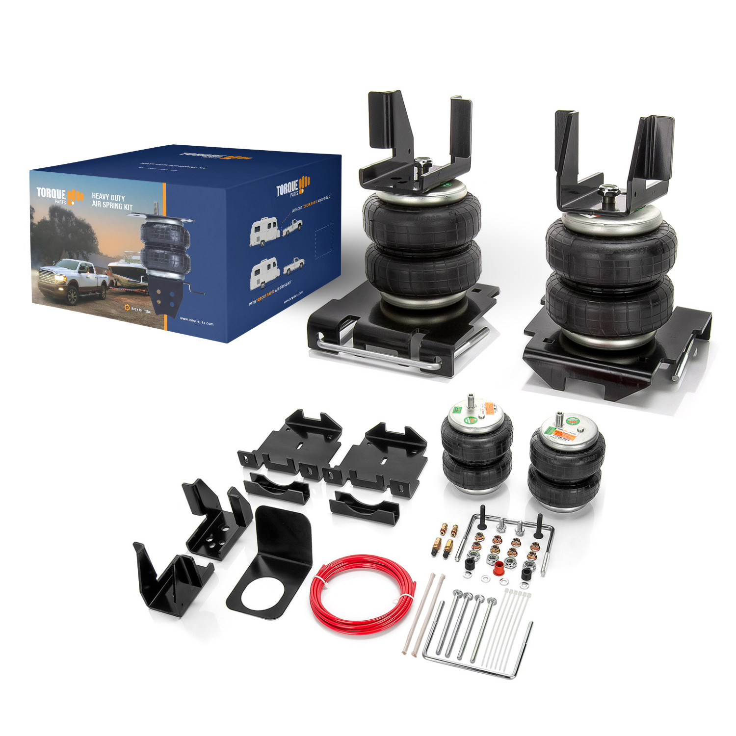 7,500 lbs Air Suspension Kit for 2007-2018 Chevy Silverado 1500 GMC Sierra 1500