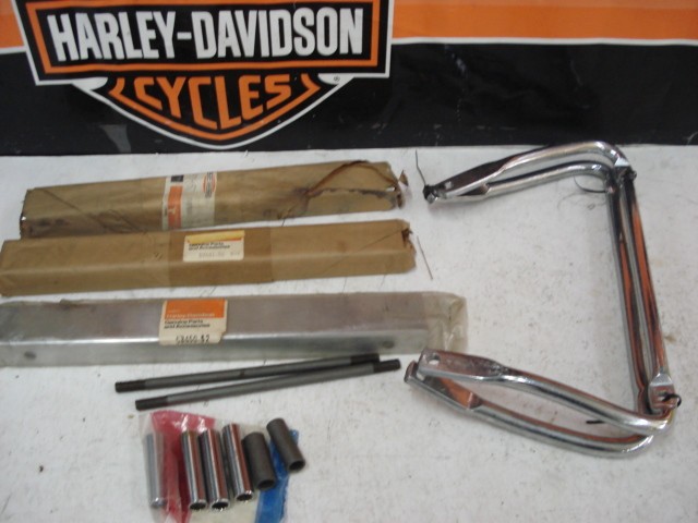 Vintage HARLEY DAVIDSON Panhead Shovelhead NOS OEM PARTIAL LUGGAGE RACK ASSEMBLY