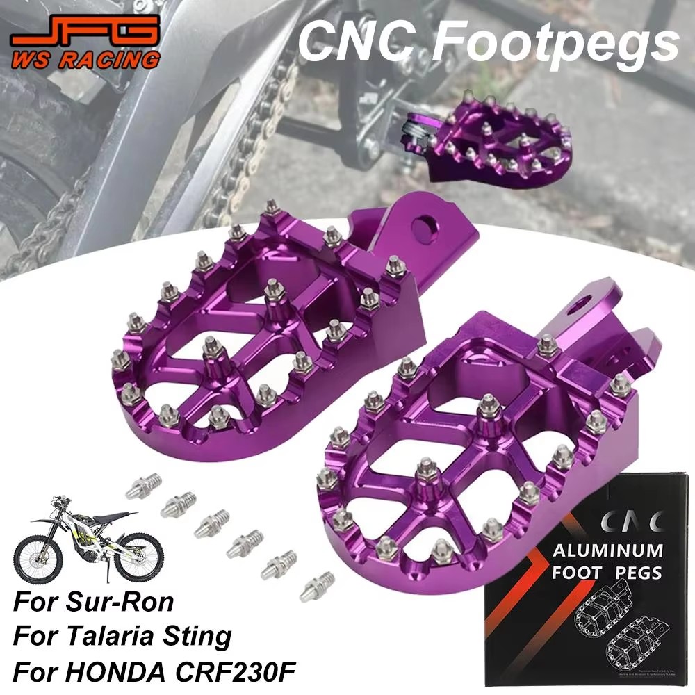 CNC Foot Pegs Footpeg For TALARIA Sur Ron Light Bee X/S For CRF150F/230F E-Bike