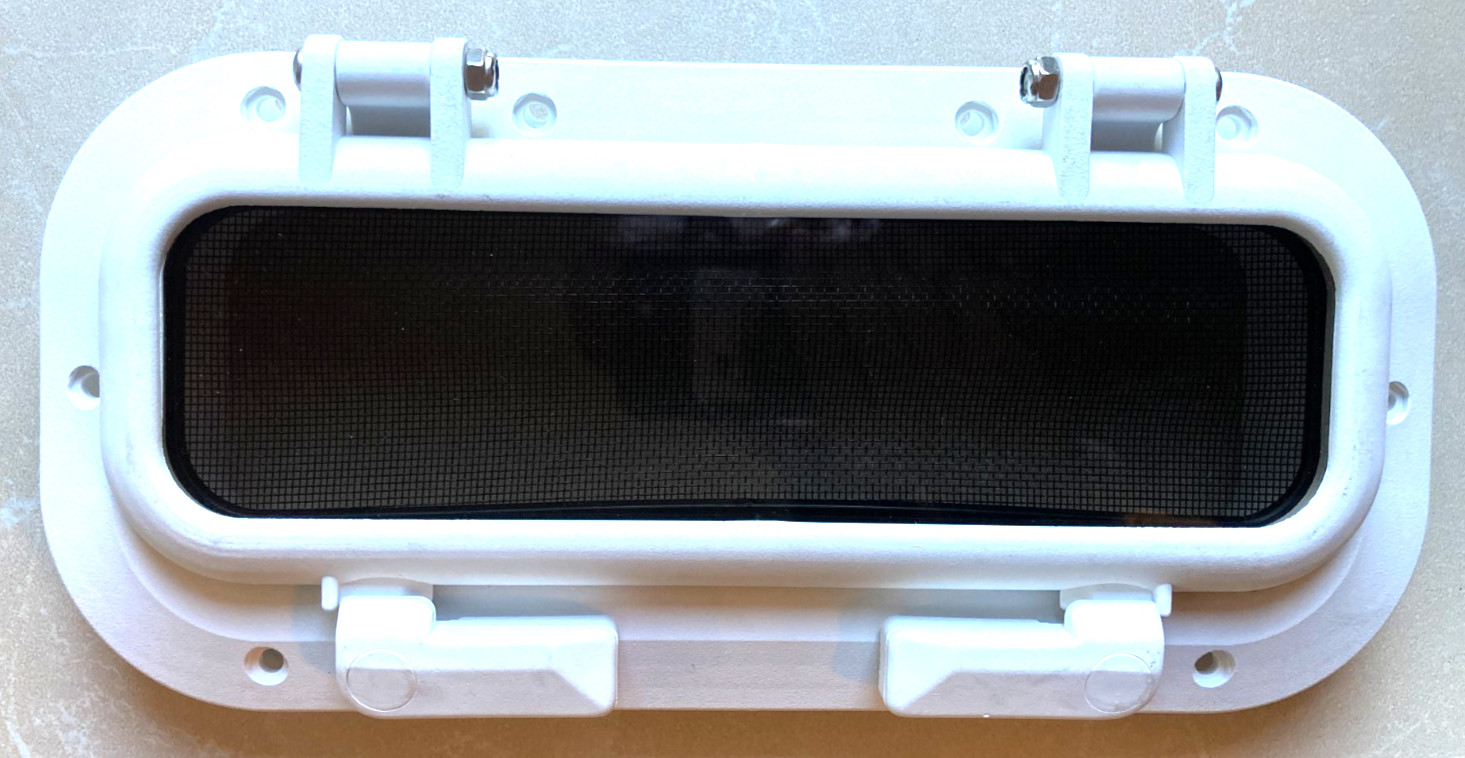 JIM BLACK Portlight Window ( Hatch ) w/screen 12.25\
