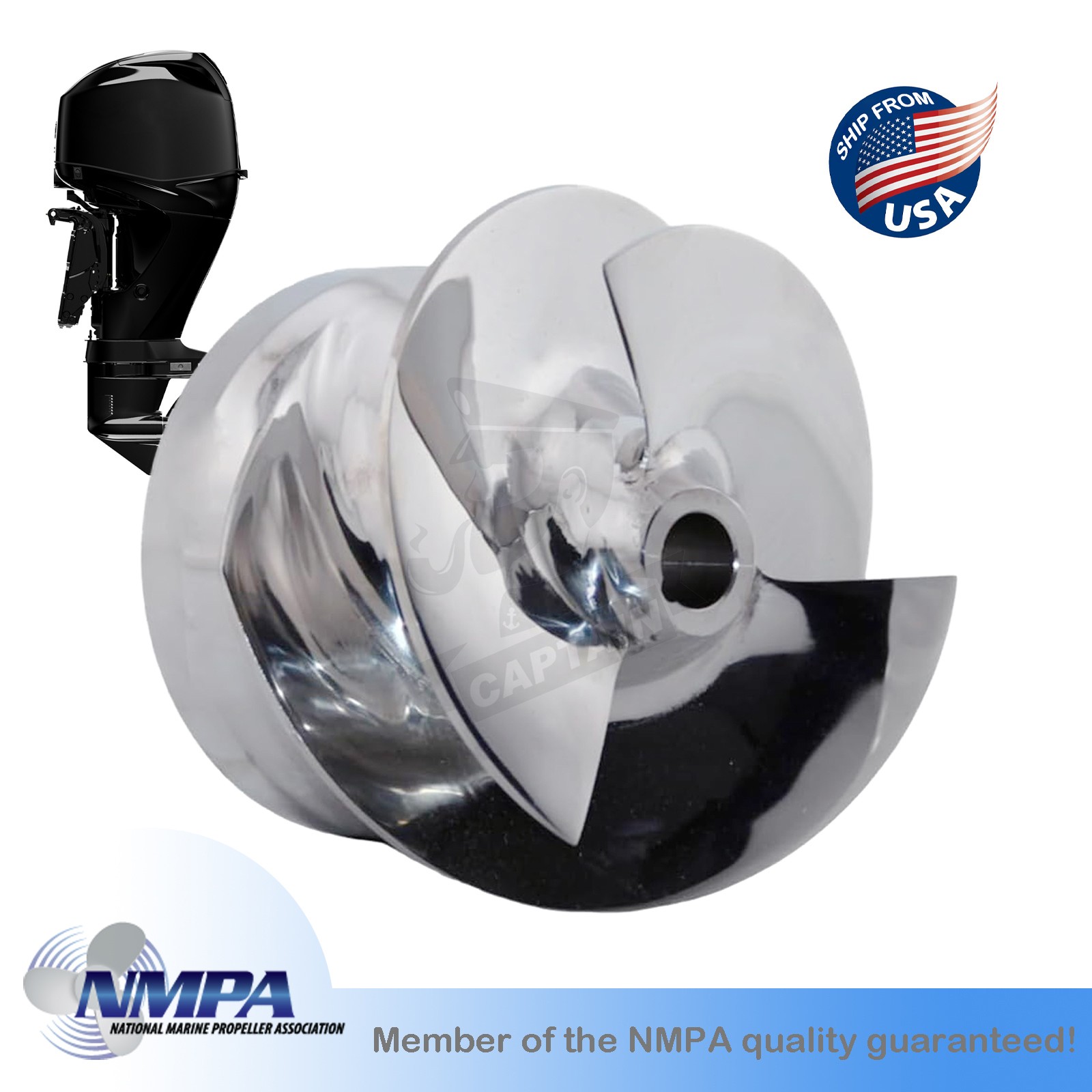 Outboard Jet Impeller for Jets Small Series (146mm) Stainless 6\