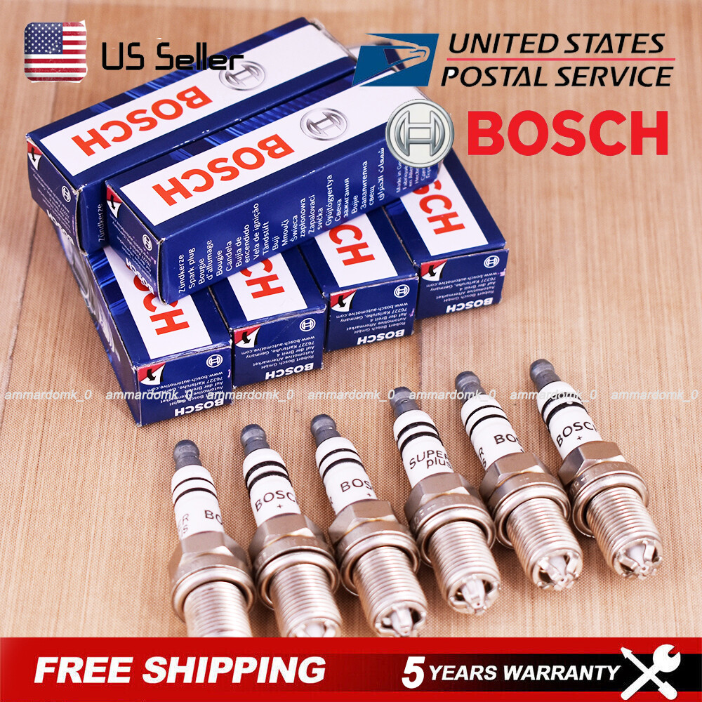 6pcs BOSCH 0242236562 For BMW Spark Plugs Platinum+4 4417 E39 E46 E83 E36 E53 US 6pcs BOSCH 0242236562 For BMW Spark Plugs Platinum+4 4417 E39 E46 E83 E36 E53 US