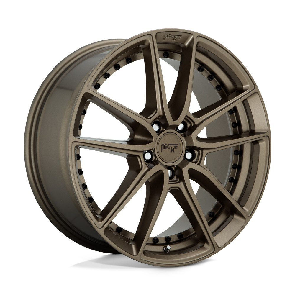 18x8 Niche M222 DFS MATTE BRONZE Wheel 5x4.5 (30mm)