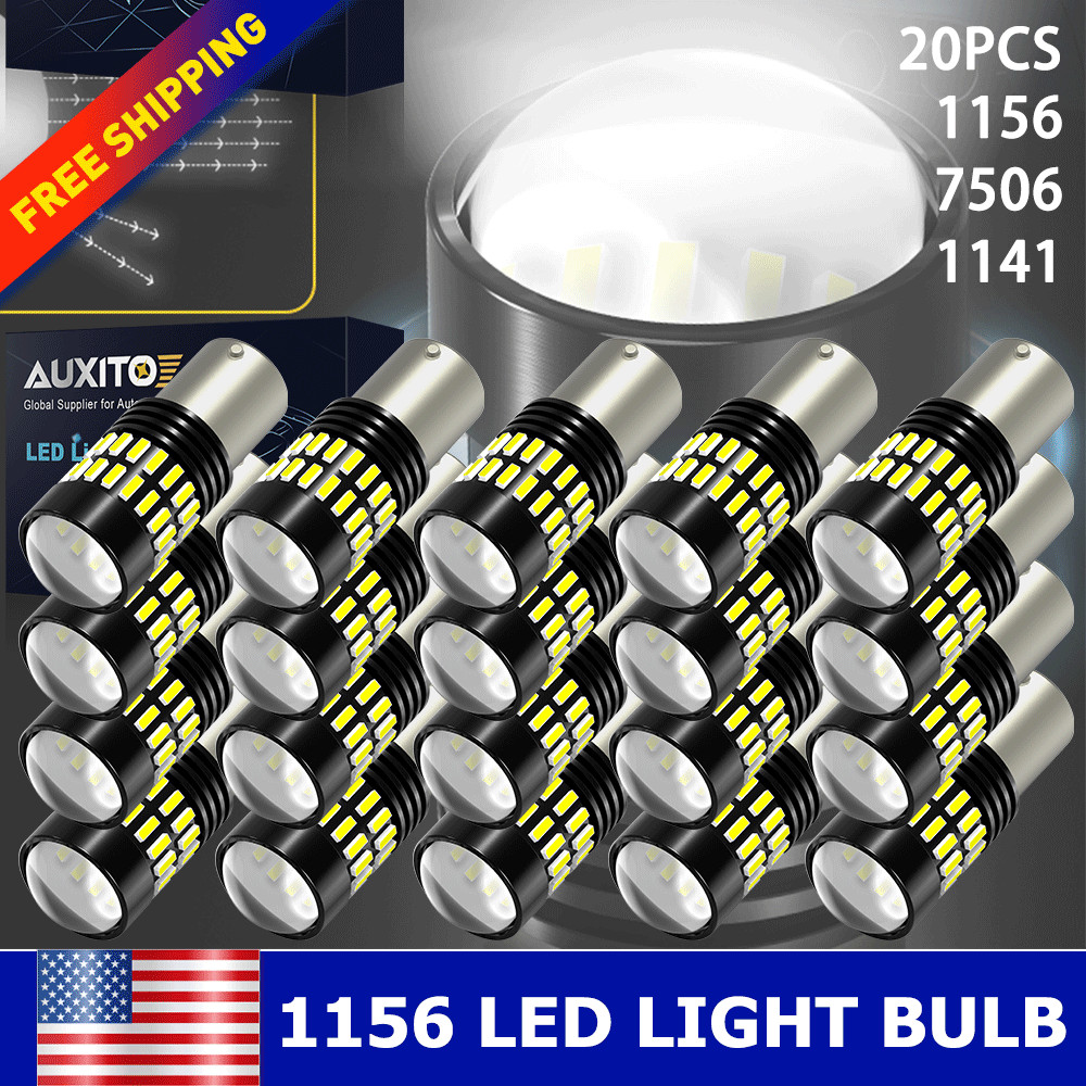 2X/4X/10X Super White 1156 1141 BA15S RV Camper Trailer LED Interior Light Bulbs