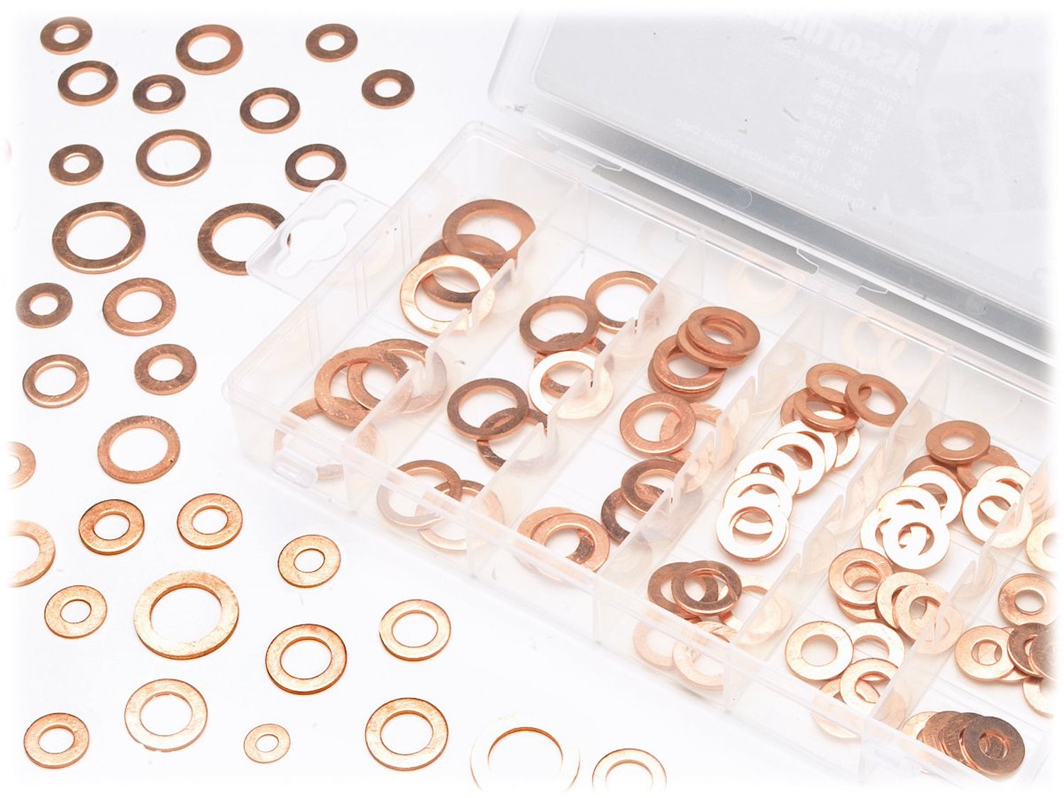 JEGS 110-piece Copper Washer Assortment