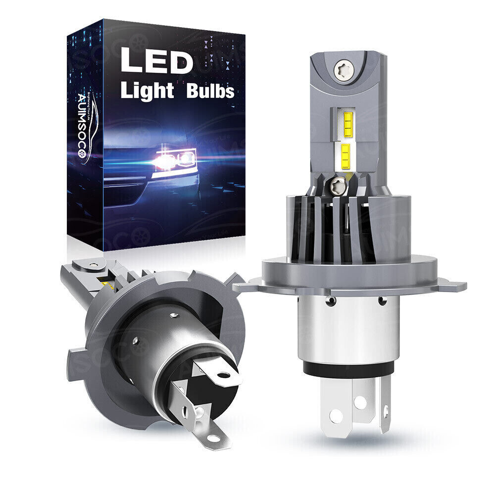 Pair 9003/H4 LED Headlight Bulbs Conversion Kit High&Low Beam 6000K Bright White