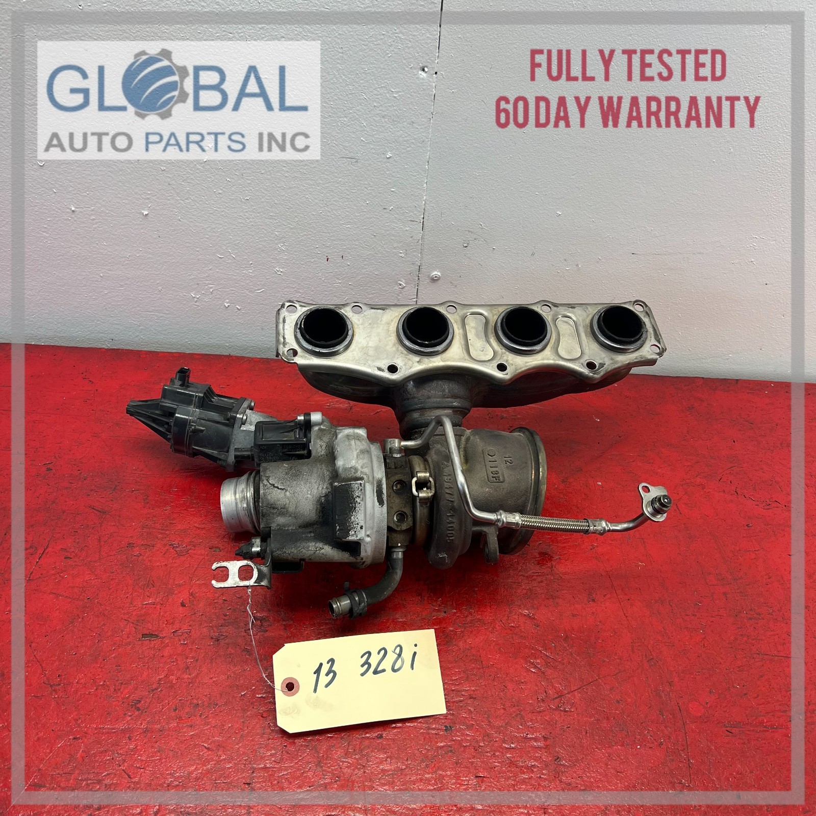12-15 BMW F30 328I 2.0L N20 ENGINE TURBOCHARGER TURBO CHARGER OEM