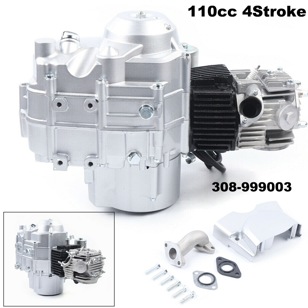 110cc 4 Stroke Single Cylinder Gearbox Transmission Engine For Dirt Bike
