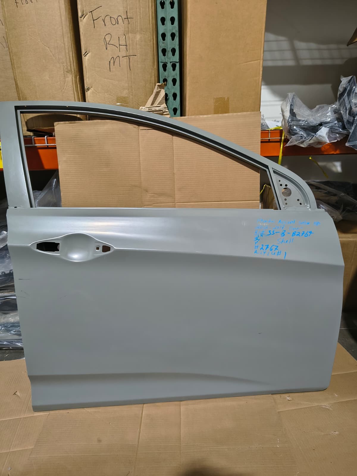 For 2012-17 Hyundai Accent Sedan Hatchback Front Right Passenger Side Door Shell