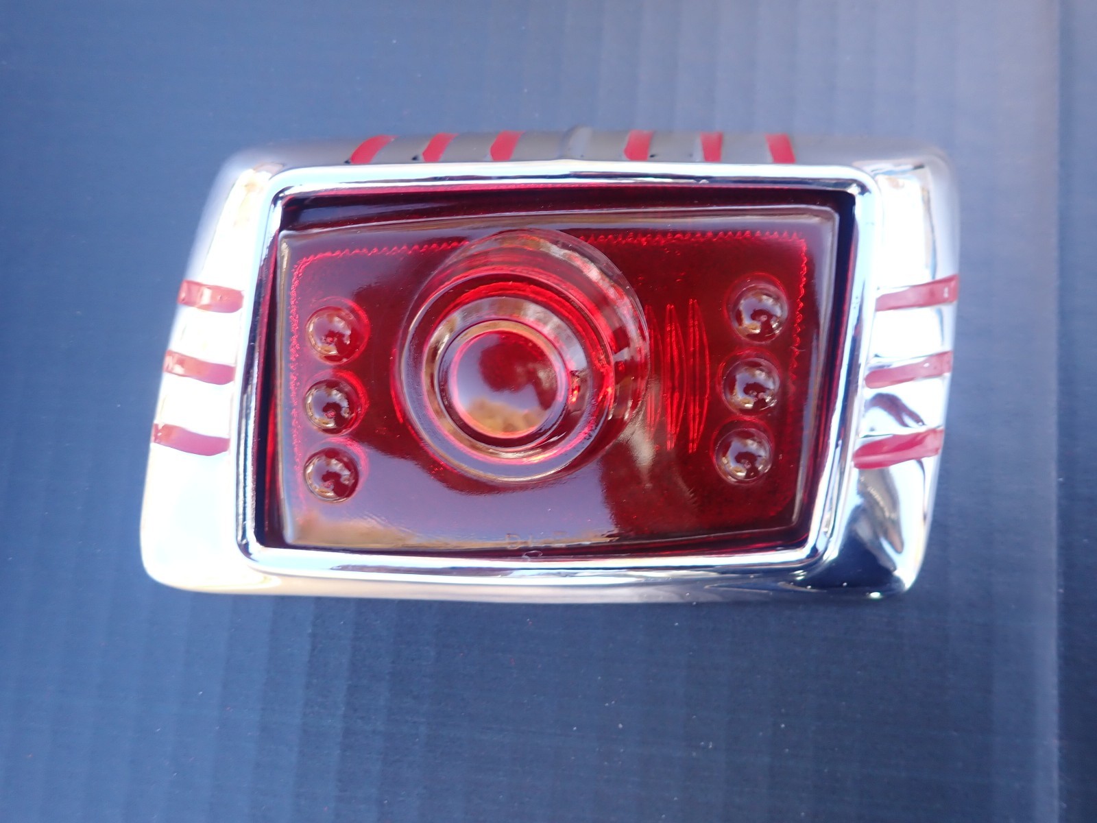 NOS 1942 Dodge RH Taillight Bezel And Lens Mopar # CB9514 New Old Stock Beauty