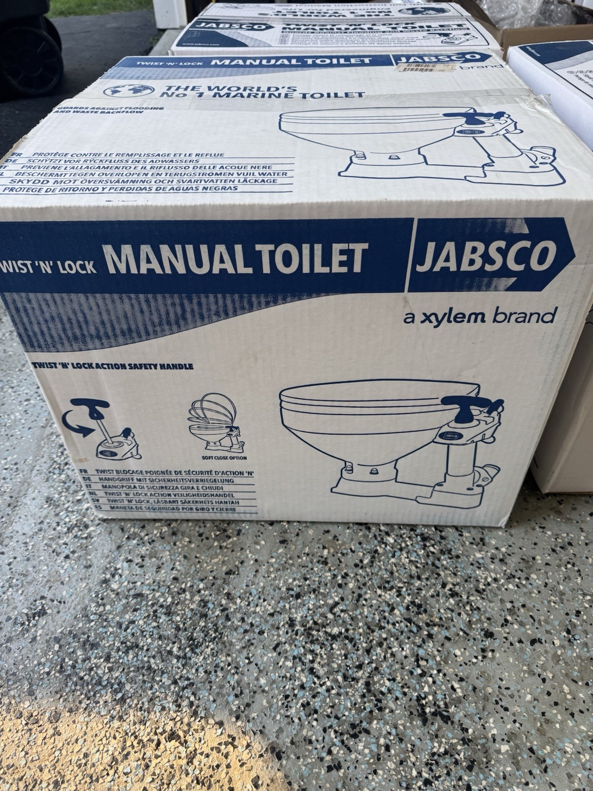Jabsco Manual Marine Toilet - Compact Bowl 29090-5000 UPC 671880628273