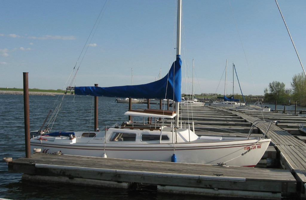 CATALINA 22 MAIN SAIL COVER, SAILCOVER, PREMIUM SUNBRELLA NEW CUSTOM FIT