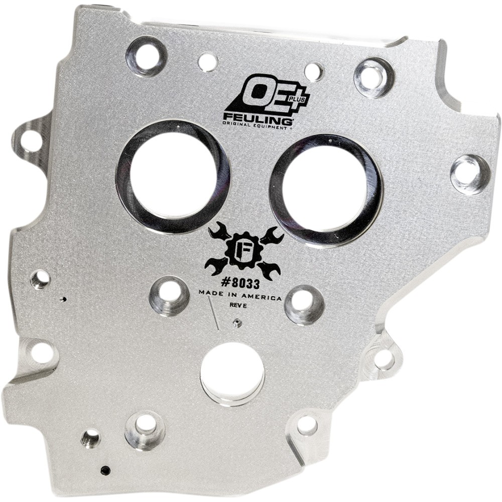 Feuling 8033 OE+ Billet Cam Plate for 07-17 Harley Twin Cam Repl. OEM 25355-06
