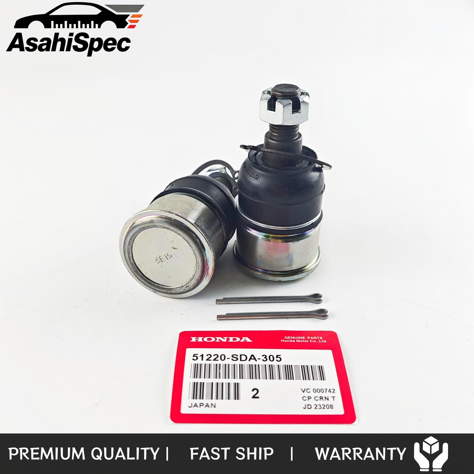 OEM 2PCS Front Lower Arm Ball Joint Assembly For Honda Accord Acura TL TSX
