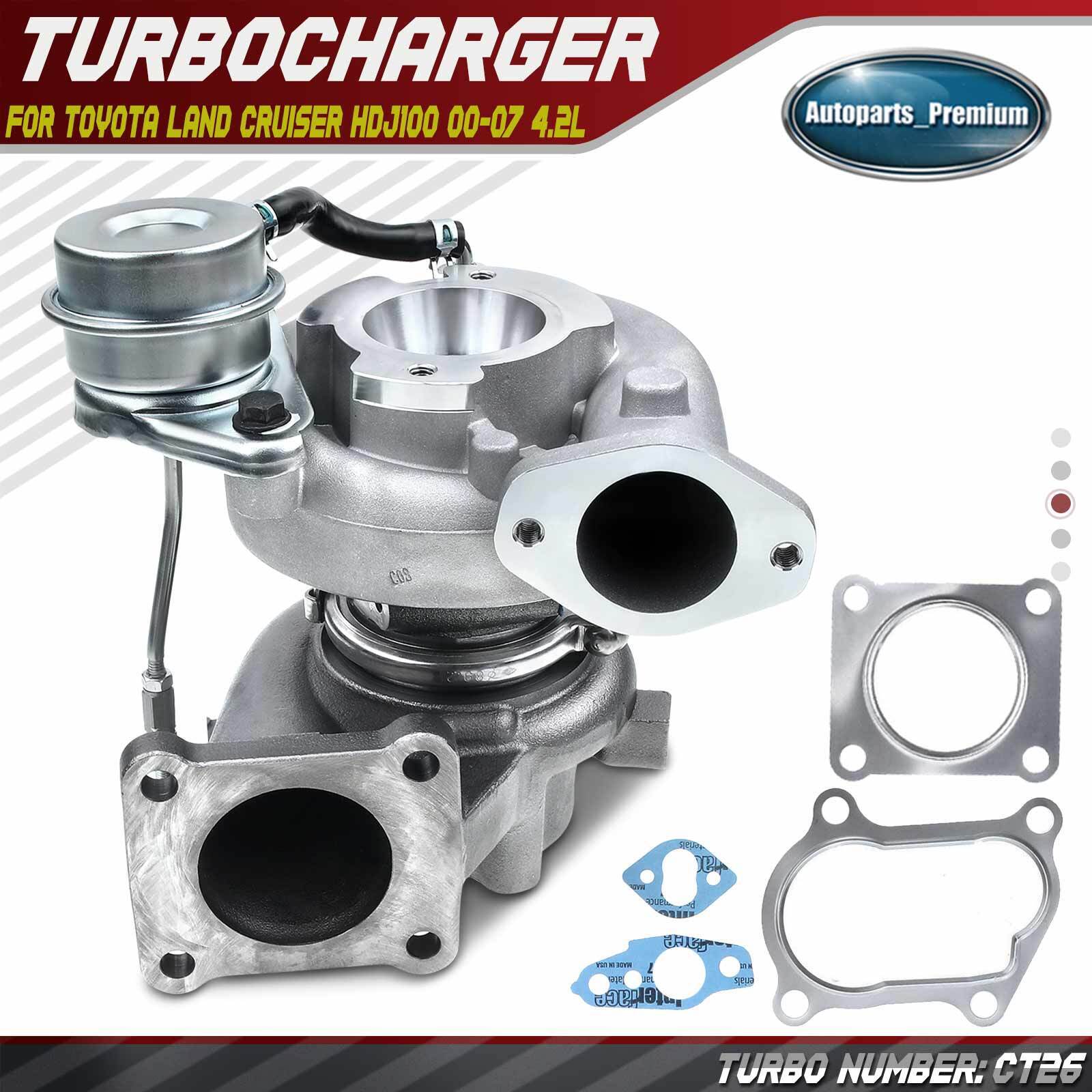 Turbo Turbocharger for Toyota Land Cruiser HDJ100 2000-2007 4.2L 1HD-FTE CT26