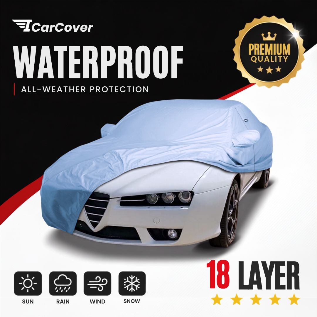 Alfa Romeo Brera & Spider 2006-2009 Custom Fit Waterproof Car Cover 18 Layer
