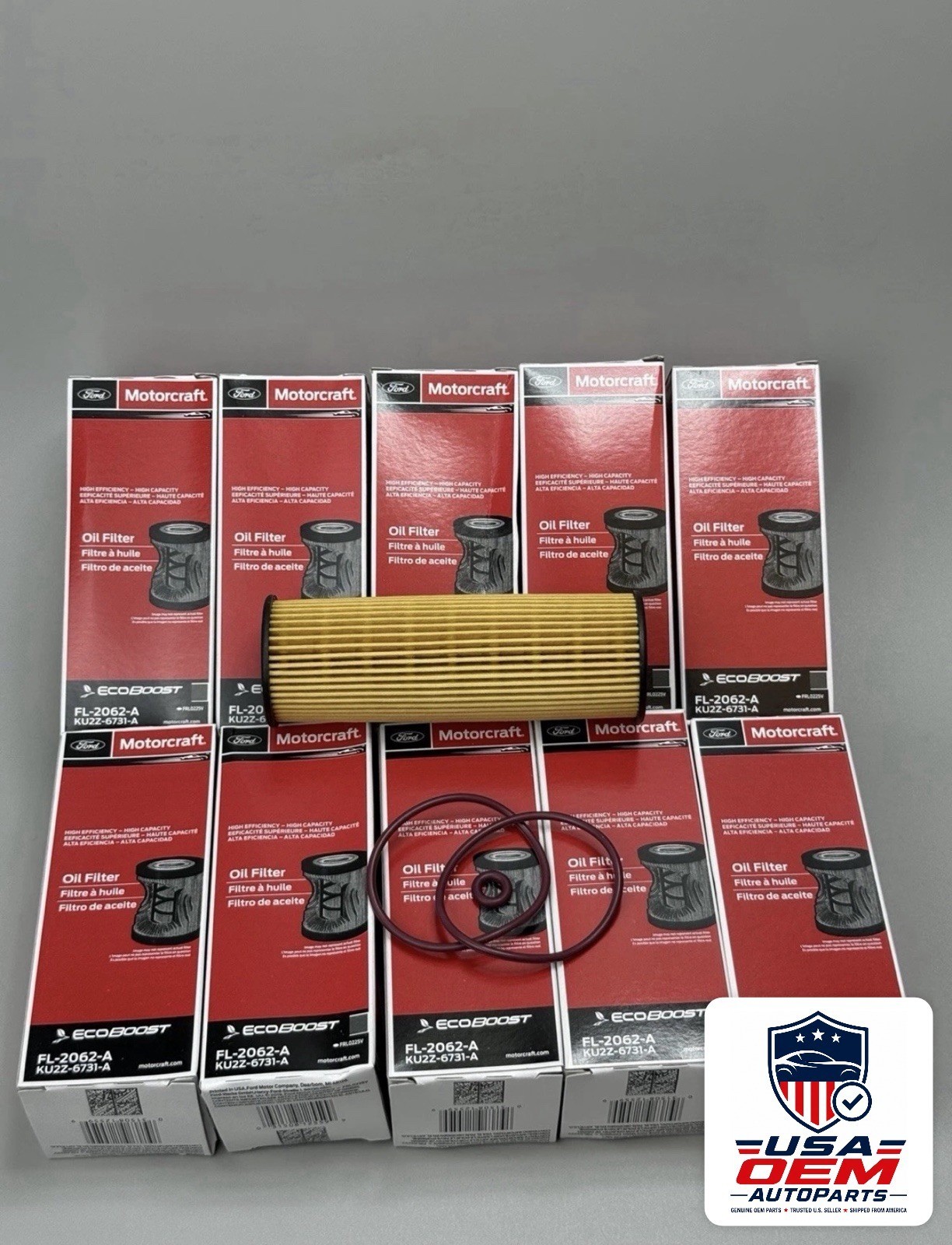10 NEW Engine Oil Filter Motorcraft FL-2062-A FL2062 FL2062AB12 FAST SHIPPING US 10 NEW Engine Oil Filter Motorcraft FL-2062-A FL2062 FL2062AB12 FAST SHIPPING US