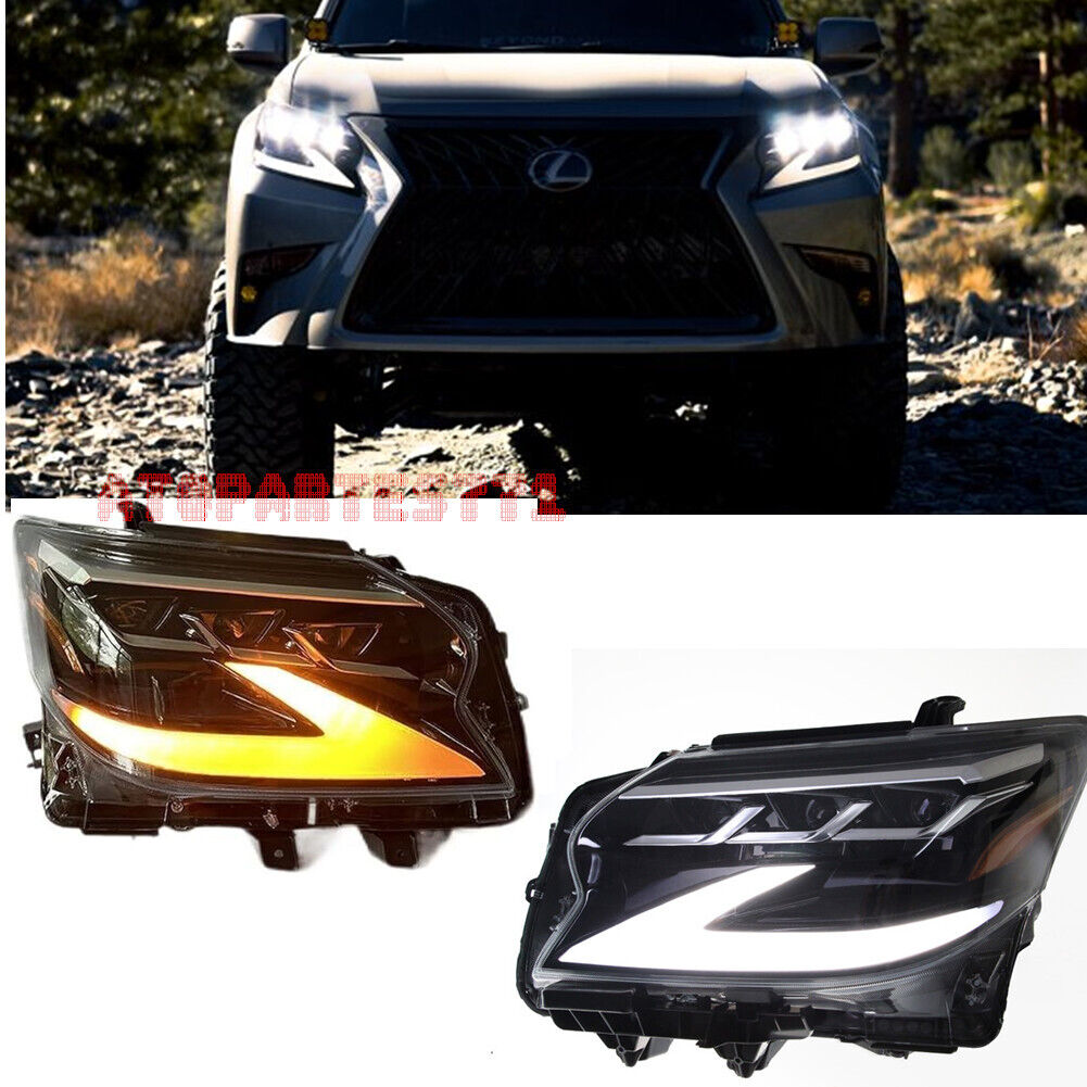 LED Headlights for Lexus GX460 2014 2019 DRL Triple Beam Front Head Lamps 1 Pair