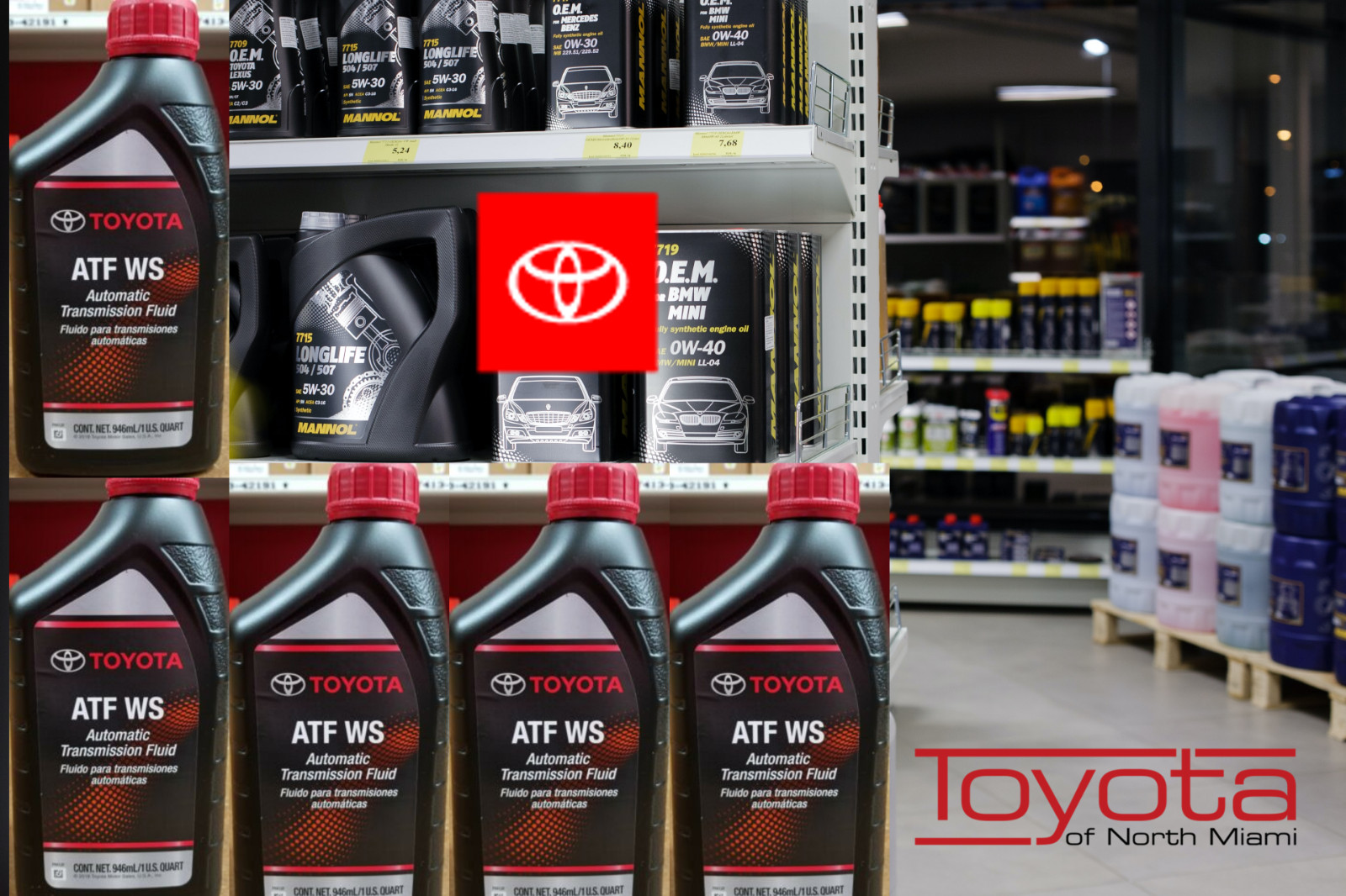 5 Quart Genuine Toyota ATF WS Automatic Transmission oil Fluid ATFWS Lexus Scion
