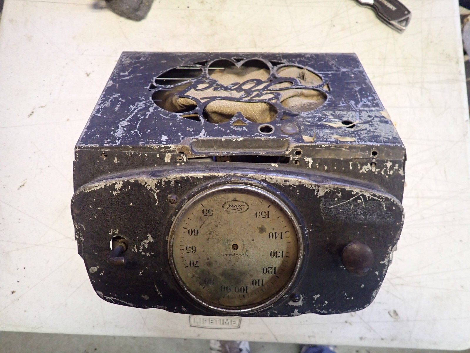 1933 1934 Ford Car Accessory Glove Box Radio Rare Parts Or Restore OEM