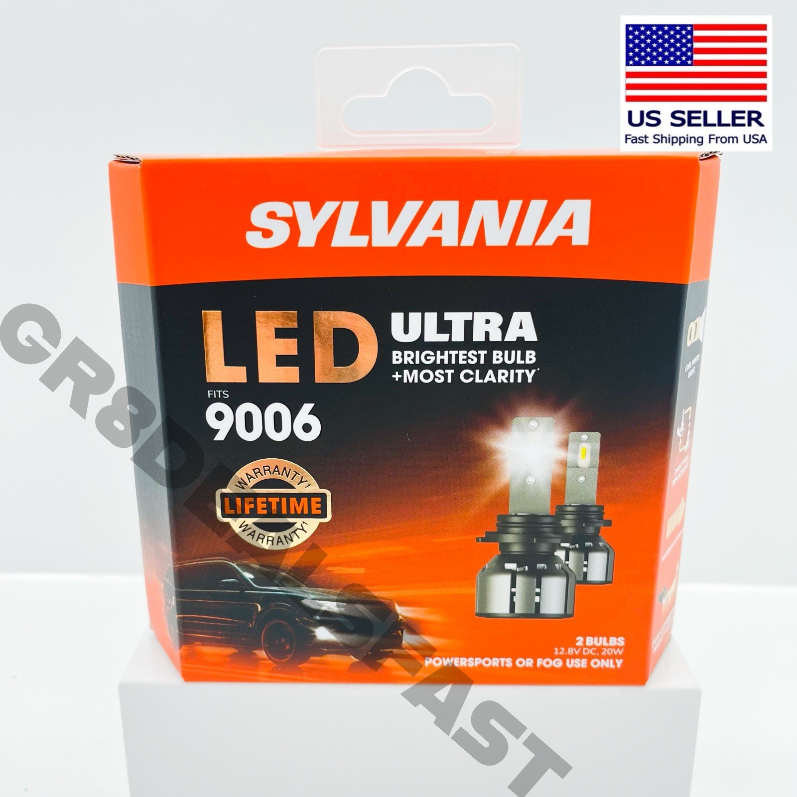 SYLVANIA 9006 LED Ultra Headlight Bulbs  Brightest White Lifetime Warranty 🔥